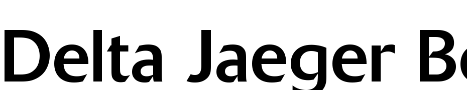 Delta Jaeger Book cкачати шрифт безкоштовно